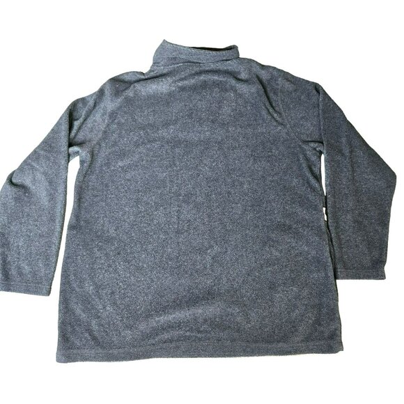 Disney Tigger Gray Pullover Fleece 1/4 Zip Sweatshirt XL Mock Neck Embroidered - Picture 3 of 11